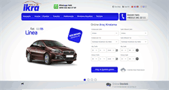 Desktop Screenshot of ikrarentacar.com